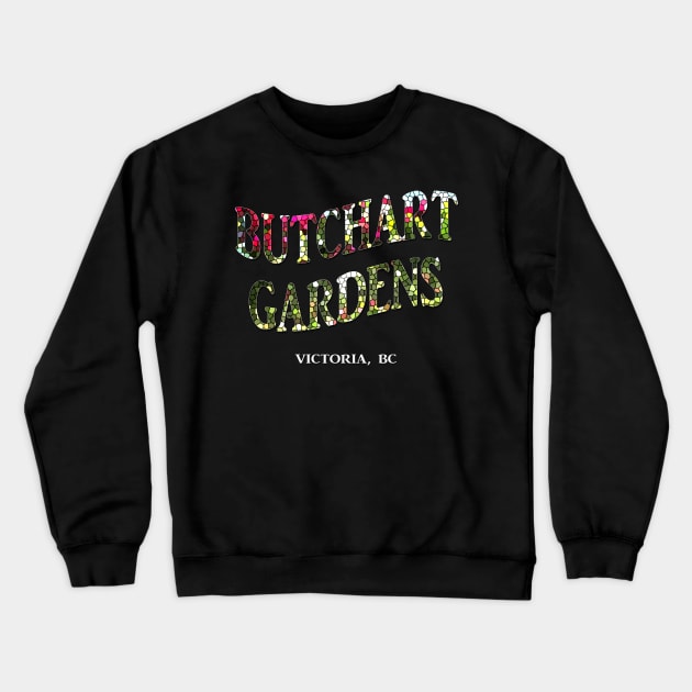 Butchart Gardens Mosaic Crewneck Sweatshirt by swiftjennifer